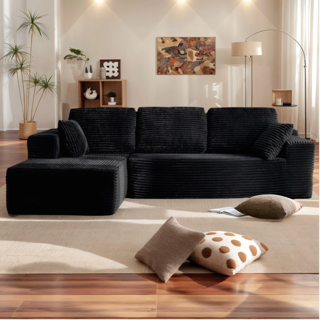 Dune L-Shaped Boneless Couch